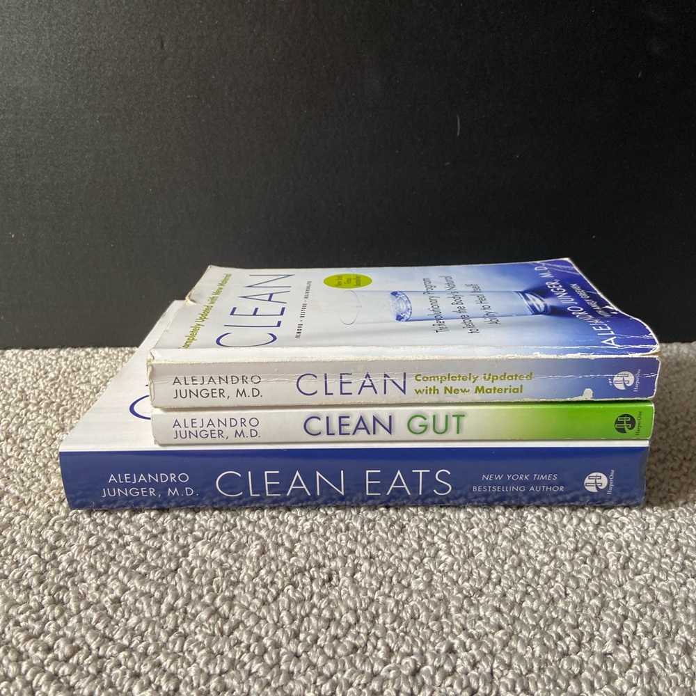 Clean series books , health + wellness foundations  (3 books) Alejandro Junger